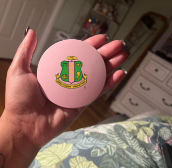 The Alpha Kappa Alpha Sorority, Incorporated LED Compact Double-Sided Mirror
