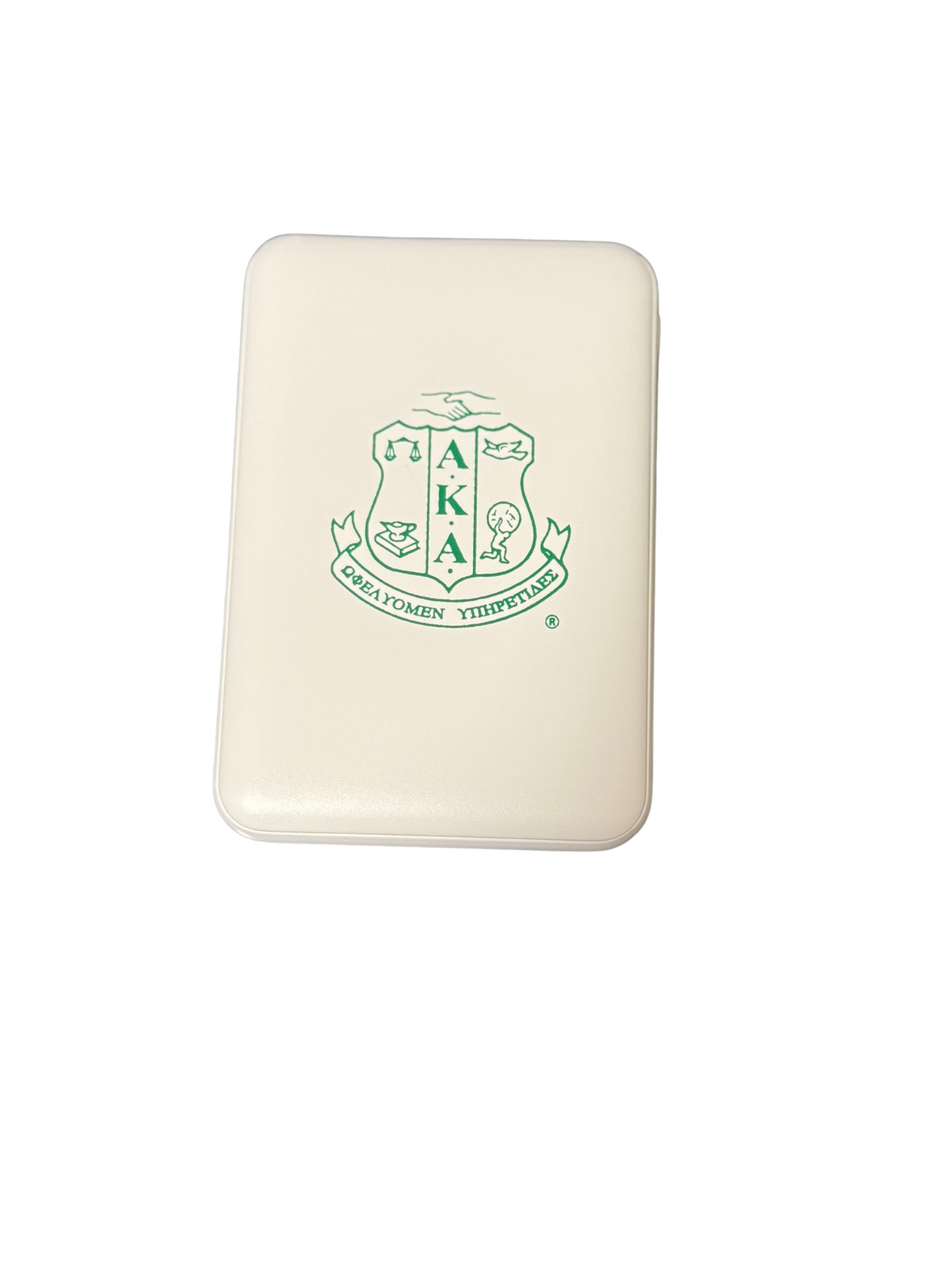 The Alpha Kappa Alpha Sorority, Incorporated Portable Charger - Green Shield
