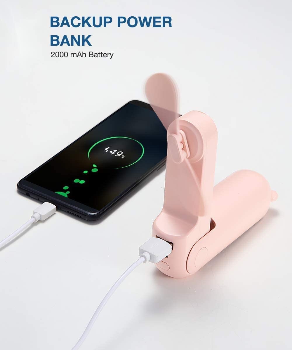 Mini Pocket Fan Charger