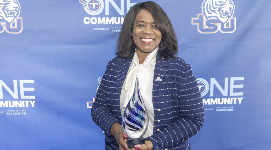 TSU President Glenda Glover Honored With Inspire Change Changemaker Award From Tennessee Titans