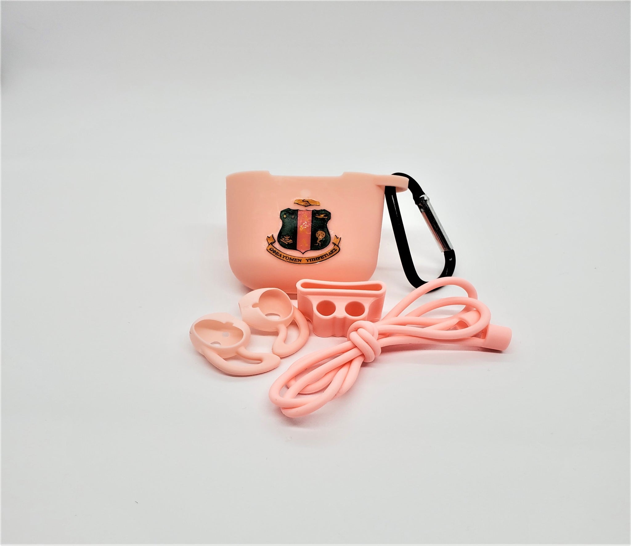 The Alpha Kappa Alpha Sorority, Incorporated Airpod Accessories Kit - Silicone