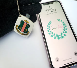 The Alpha Kappa Alpha Sorority, Incorporated Power Bank Keychain